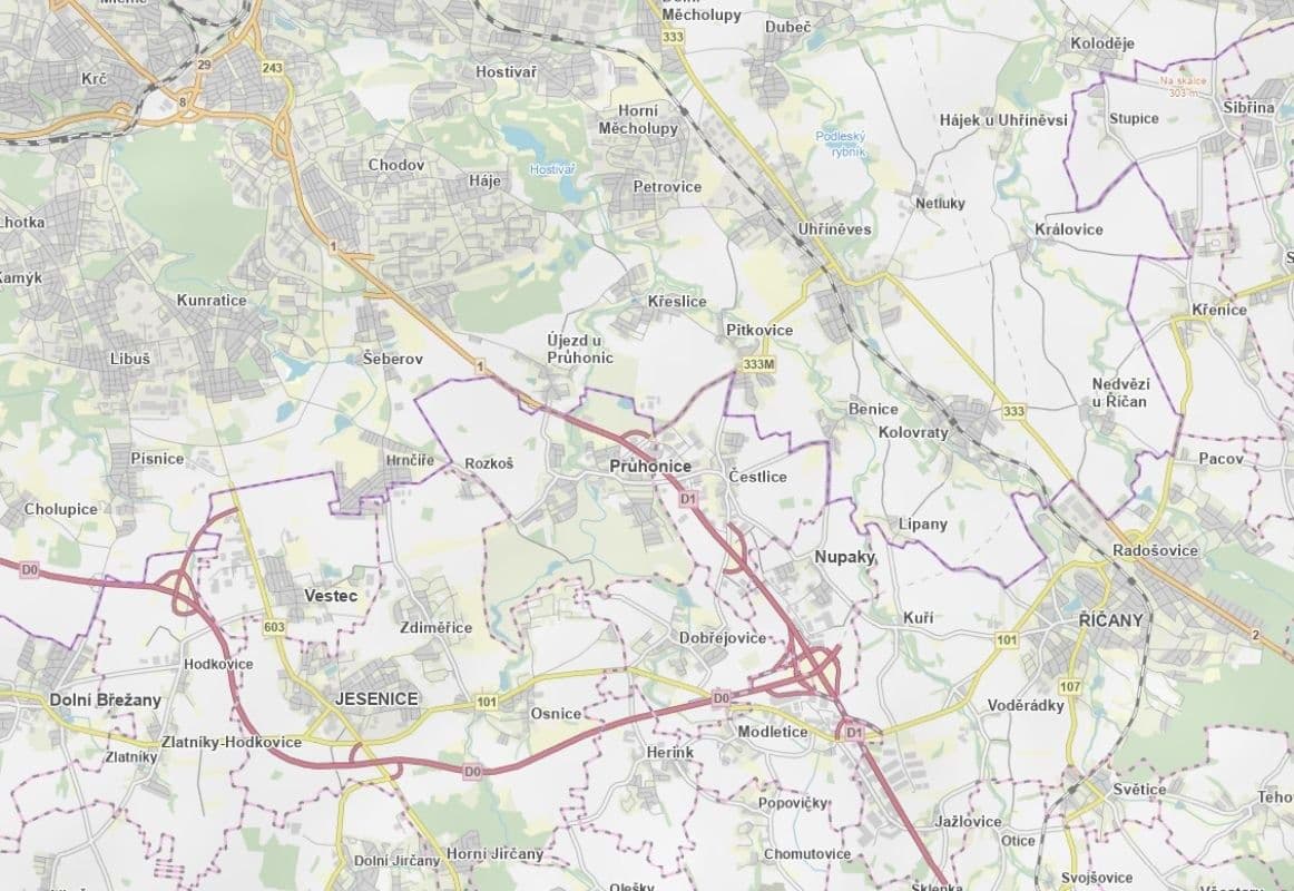Predaj pozemku 1.264 m², Praha, Praha Predaj pozemku 1.264 m², Praha, Praha