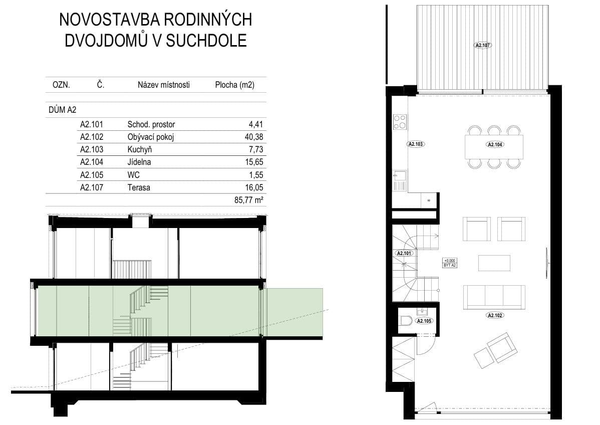 Predaj domu 193 m², pozemek 252 m², V Údolí, Praha, Praha Predaj domu 193 m², pozemek 252 m², V Údolí, Praha, Praha