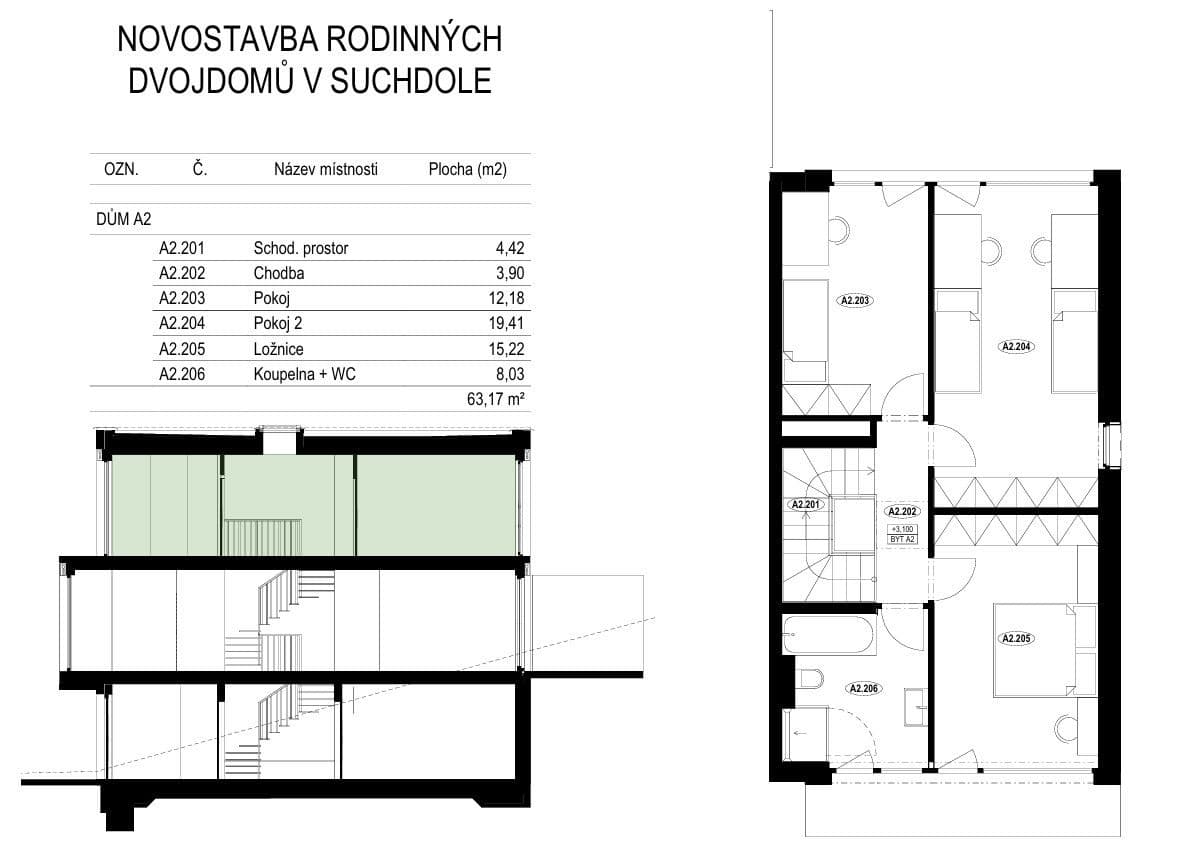 Predaj domu 193 m², pozemek 252 m², V Údolí, Praha, Praha Predaj domu 193 m², pozemek 252 m², V Údolí, Praha, Praha