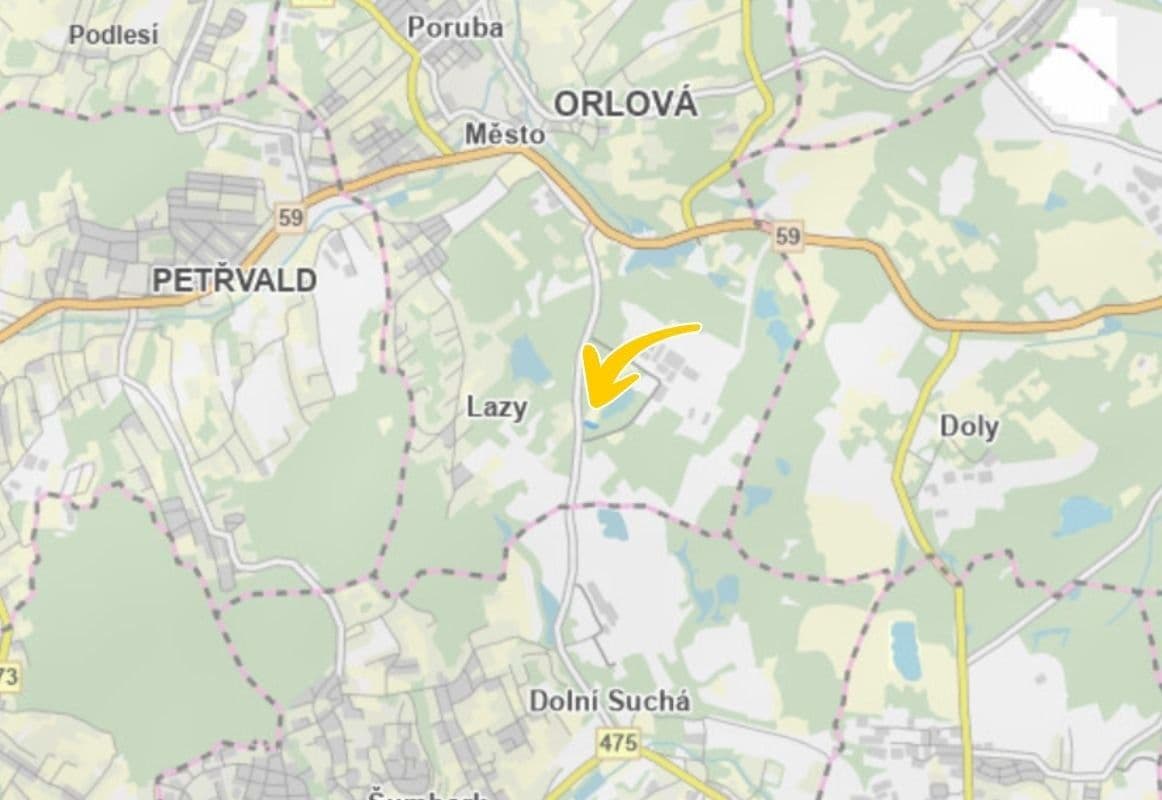Predaj pozemku 442 m², Orlová, Moravskoslezský kraj Predaj pozemku 442 m², Orlová, Moravskoslezský kraj