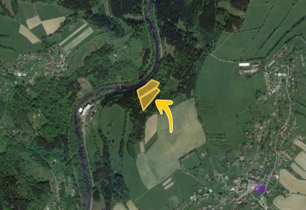 Predaj pozemku 11.614 m², Poniklá, Liberecký kraj Predaj pozemku 11.614 m², Poniklá, Liberecký kraj