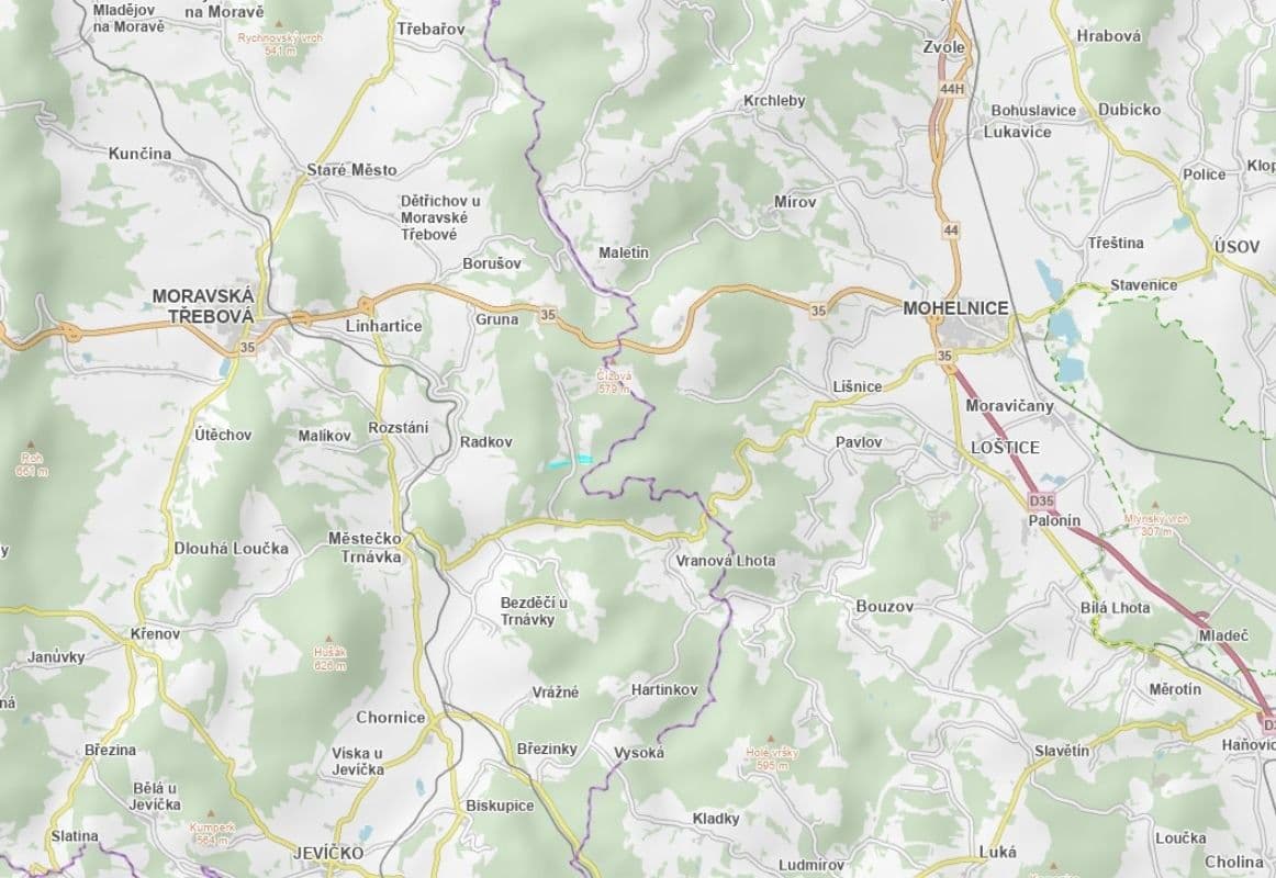 Predaj pozemku 39.053 m², Městečko Trnávka, Pardubický kraj Predaj pozemku 39.053 m², Městečko Trnávka, Pardubický kraj