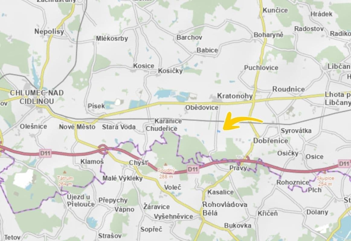 Predaj pozemku 2.771 m², Kratonohy, Královéhradecký kraj Predaj pozemku 2.771 m², Kratonohy, Královéhradecký kraj