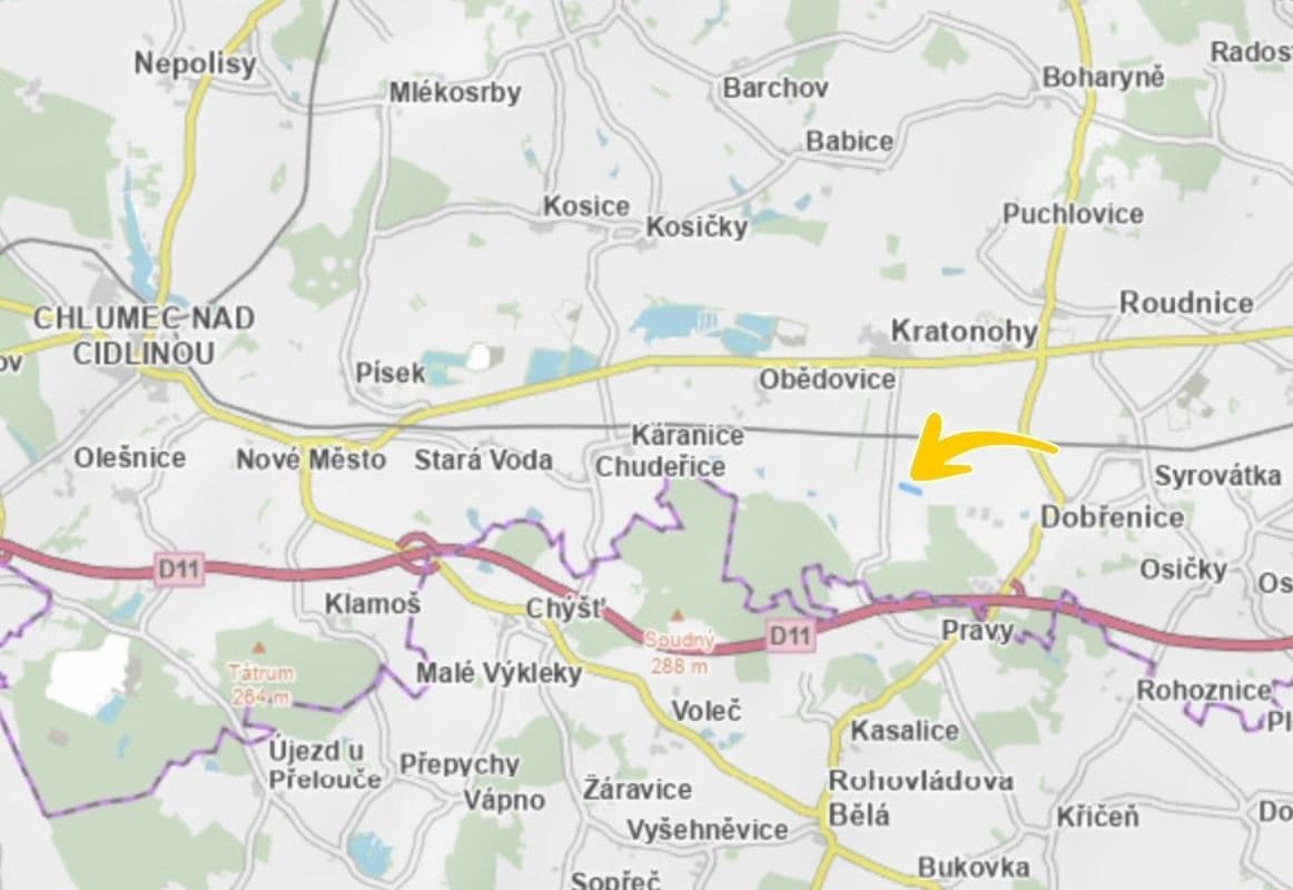 Predaj pozemku 4.963 m², Kratonohy, Královéhradecký kraj Predaj pozemku 4.963 m², Kratonohy, Královéhradecký kraj