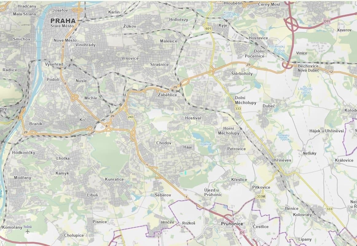 Predaj pozemku 5.802 m², Praha, Praha Predaj pozemku 5.802 m², Praha, Praha