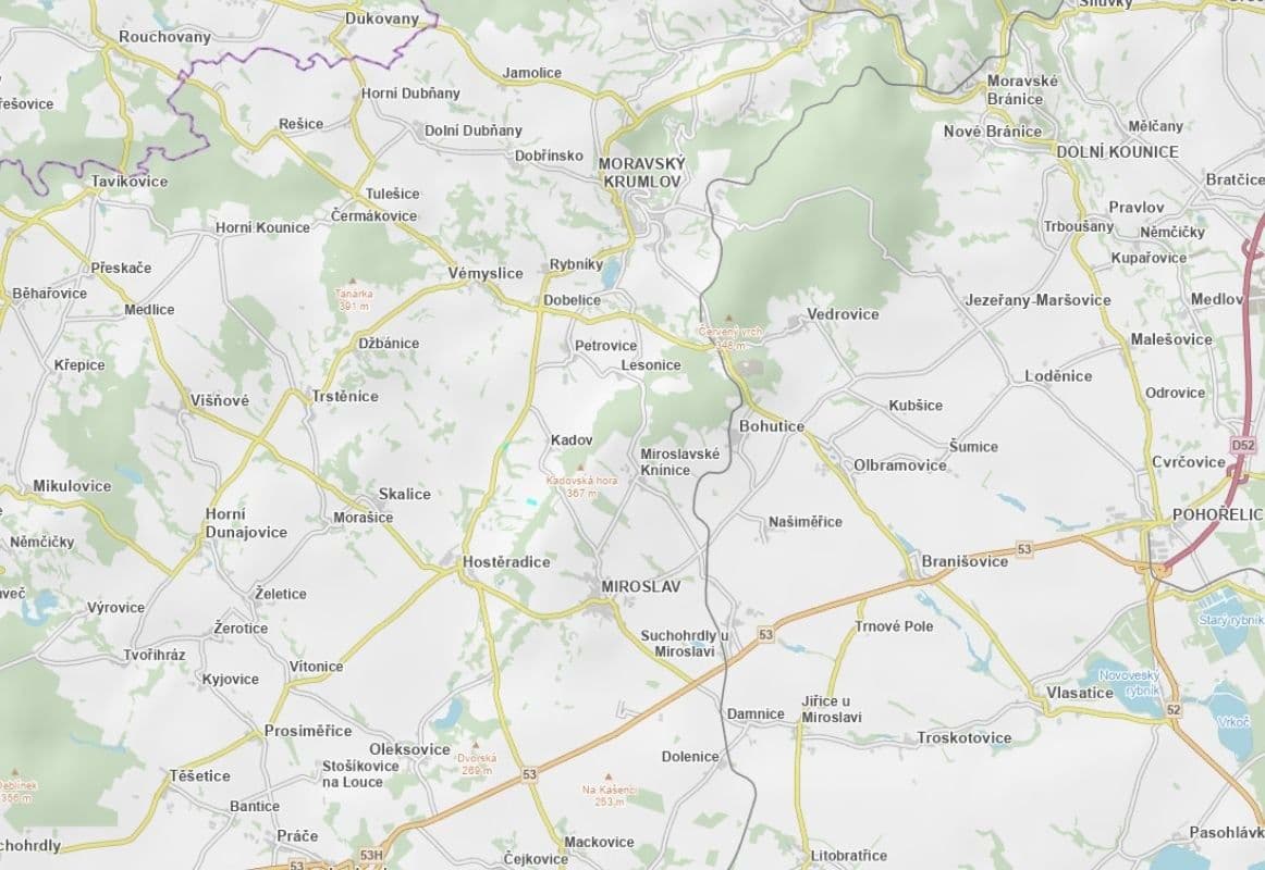 Predaj pozemku 3.702 m², Kadov, Jihomoravský kraj Predaj pozemku 3.702 m², Kadov, Jihomoravský kraj