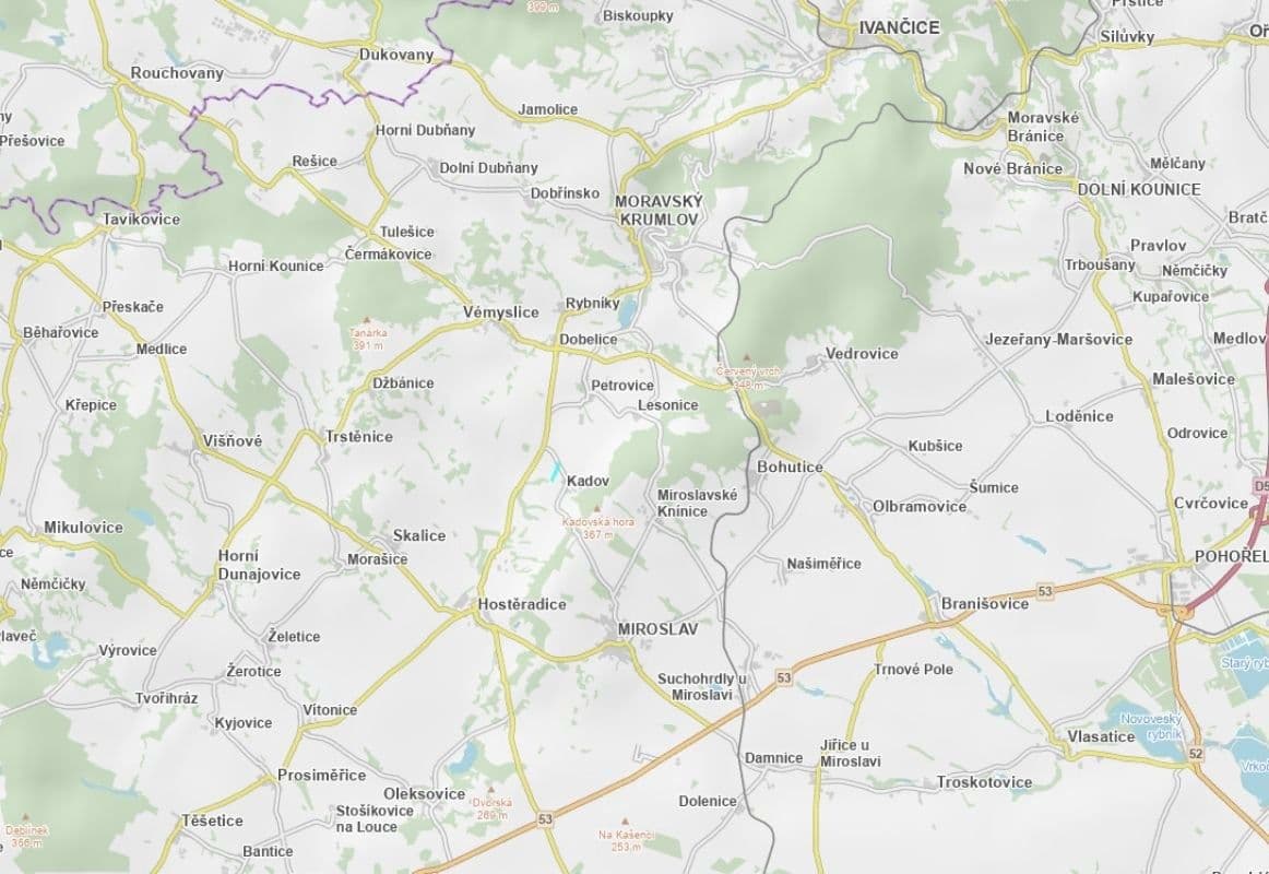 Predaj pozemku 7.762 m², Kadov, Jihomoravský kraj Predaj pozemku 7.762 m², Kadov, Jihomoravský kraj