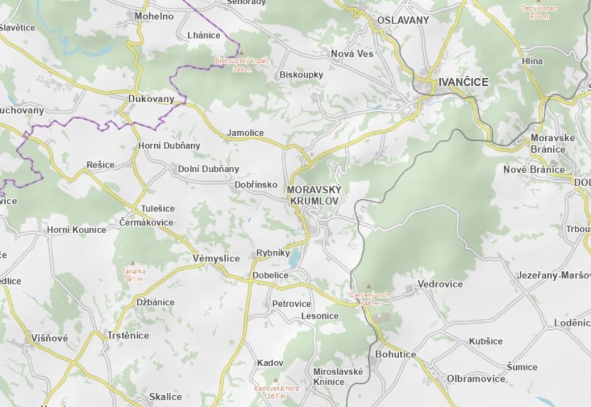 Predaj pozemku 2.577 m², Moravský Krumlov, Jihomoravský kraj Predaj pozemku 2.577 m², Moravský Krumlov, Jihomoravský kraj