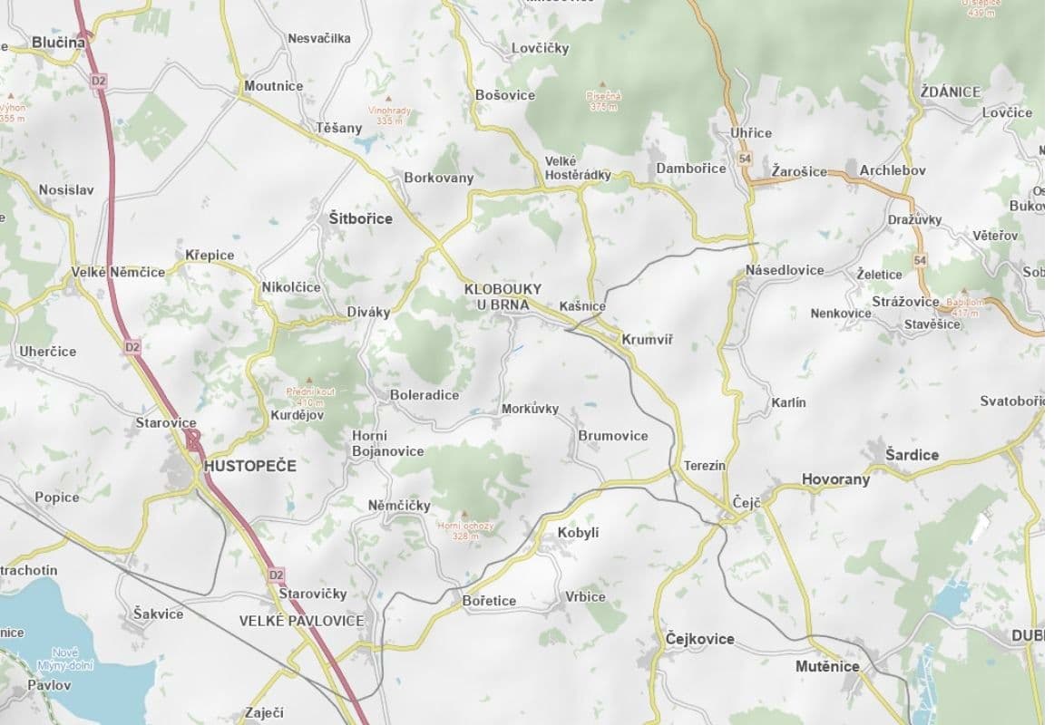 Predaj pozemku 3.932 m², Klobouky u Brna, Jihomoravský kraj Predaj pozemku 3.932 m², Klobouky u Brna, Jihomoravský kraj