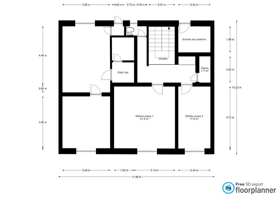 Predaj domu 420 m², pozemek 42 m², Rastislavova, Staré Město, Zlínský kraj Predaj domu 420 m², pozemek 42 m², Rastislavova, Staré Město, Zlínský kraj