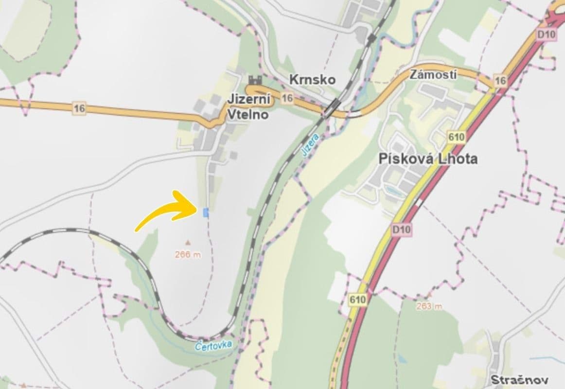 Predaj pozemku 2.501 m², Jizerní Vtelno, Středočeský kraj Predaj pozemku 2.501 m², Jizerní Vtelno, Středočeský kraj