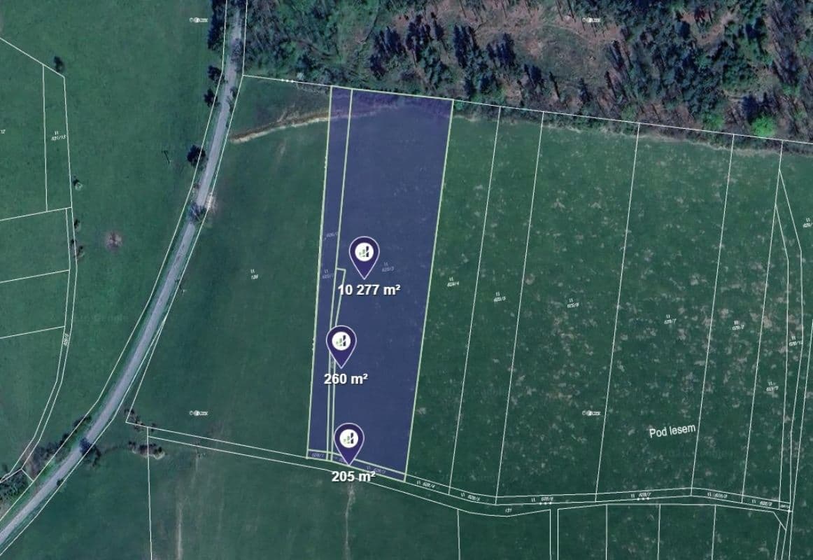Predaj pozemku 10.742 m², Čížkov, Plzeňský kraj Predaj pozemku 10.742 m², Čížkov, Plzeňský kraj
