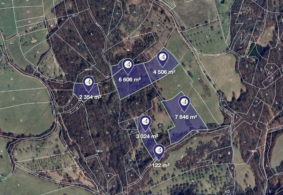 Predaj pozemku 29.625 m², Petrůvka, Zlínský kraj Predaj pozemku 29.625 m², Petrůvka, Zlínský kraj