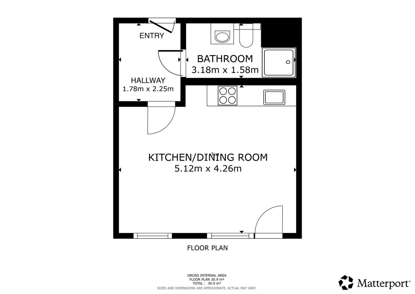 Prenájom bytu 1-izbový 31 m², Fabiánové, Praha, Praha Prenájom bytu 1-izbový 31 m², Fabiánové, Praha, Praha