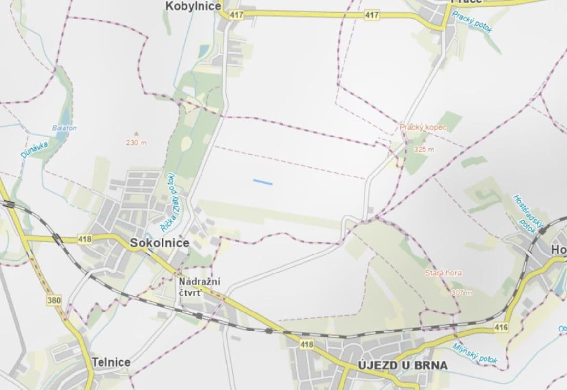 Predaj pozemku 2.979 m², Sokolnice, Jihomoravský kraj Predaj pozemku 2.979 m², Sokolnice, Jihomoravský kraj