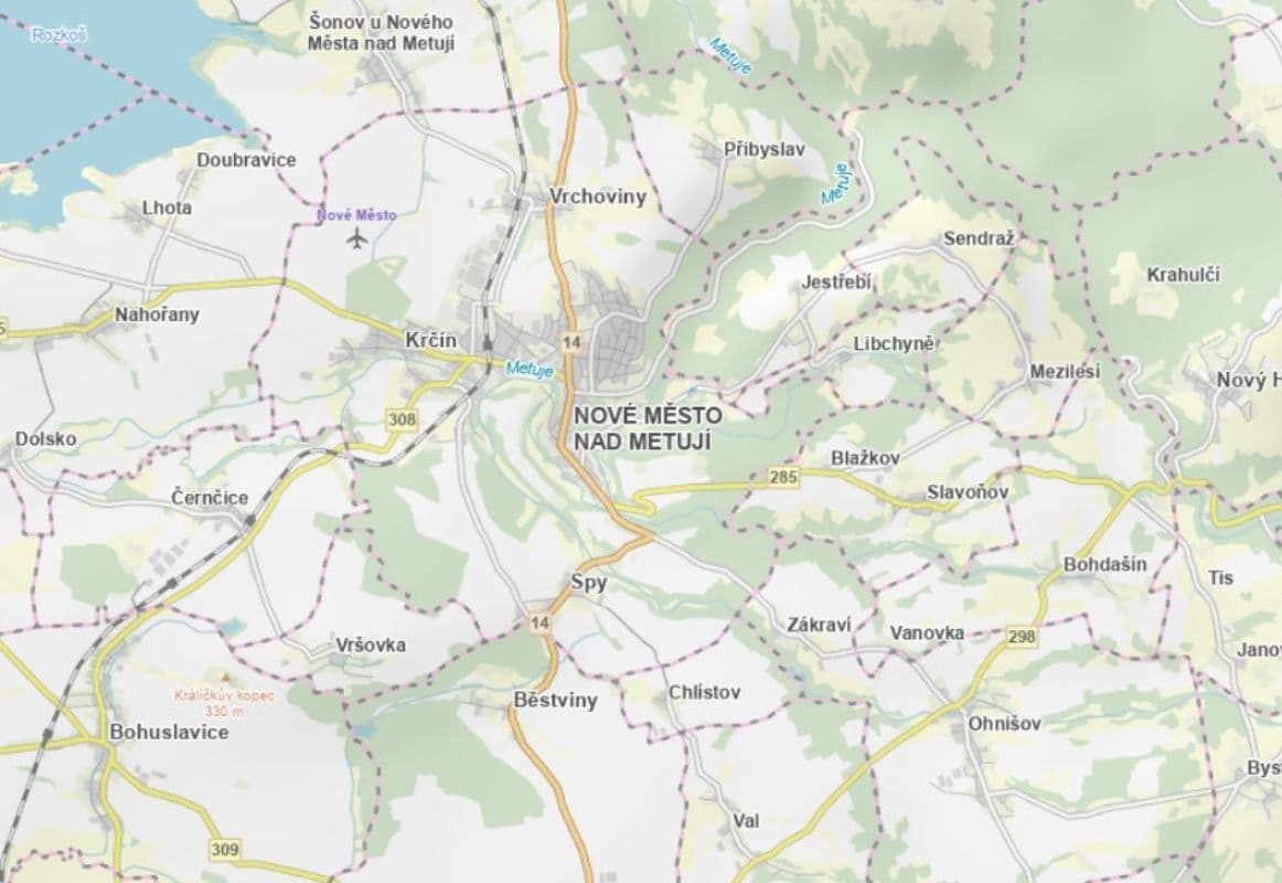 Predaj pozemku 2.013 m², Nové Město nad Metují, Královéhradecký kraj Predaj pozemku 2.013 m², Nové Město nad Metují, Královéhradecký kraj