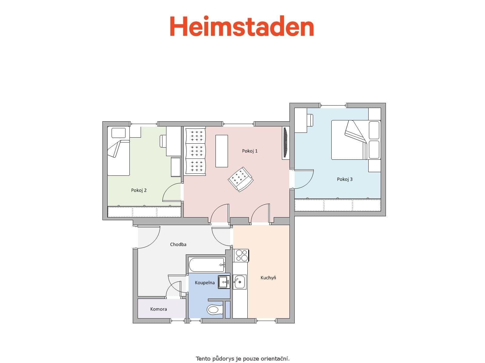 Prenájom bytu 3-izbový 70 m², Jarošova, Havířov, Moravskoslezský kraj Prenájom bytu 3-izbový 70 m², Jarošova, Havířov, Moravskoslezský kraj