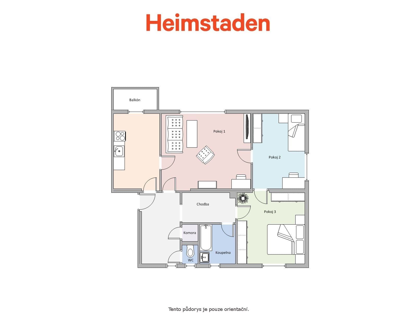Prenájom bytu 3-izbový 69 m², U Nádraží, Havířov, Moravskoslezský kraj Prenájom bytu 3-izbový 69 m², U Nádraží, Havířov, Moravskoslezský kraj