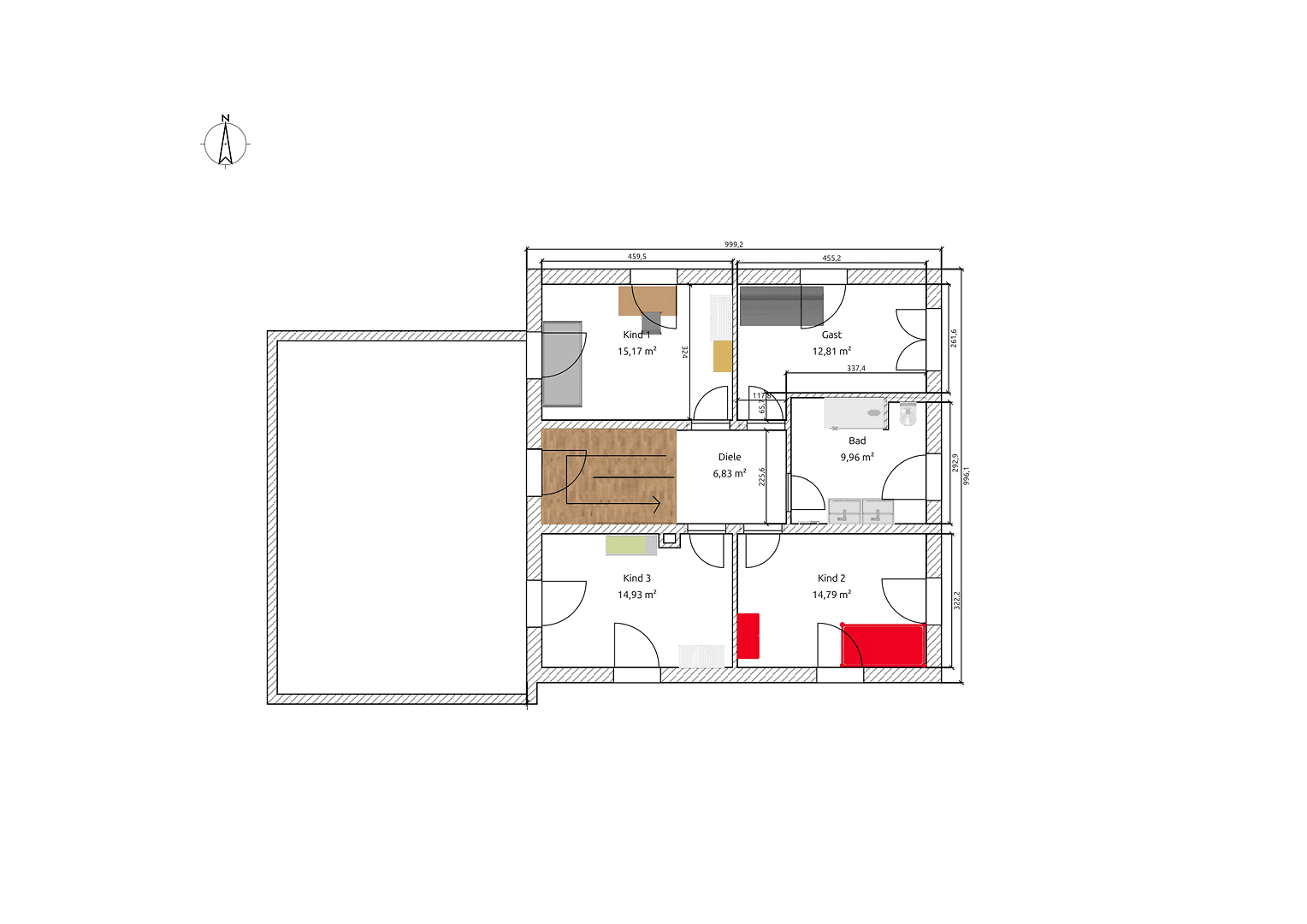Prenájom domu 190 m², pozemek 578 m², Haiming, Bavorsko Prenájom domu 190 m², pozemek 578 m², Haiming, Bavorsko