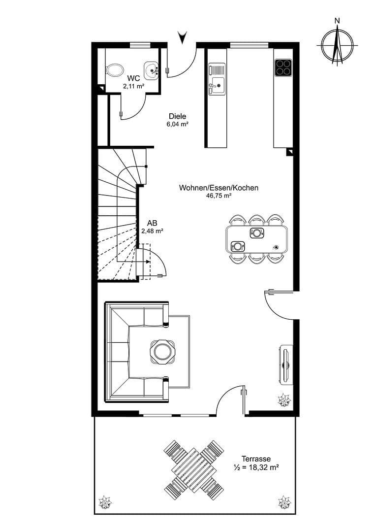 Prenájom domu 131 m², pozemek 85 m², Appelboomtwiete, 10, Alveslohe, Šlezvicko-Holštajnsko Prenájom domu 131 m², pozemek 85 m², Appelboomtwiete, 10, Alveslohe, Šlezvicko-Holštajnsko
