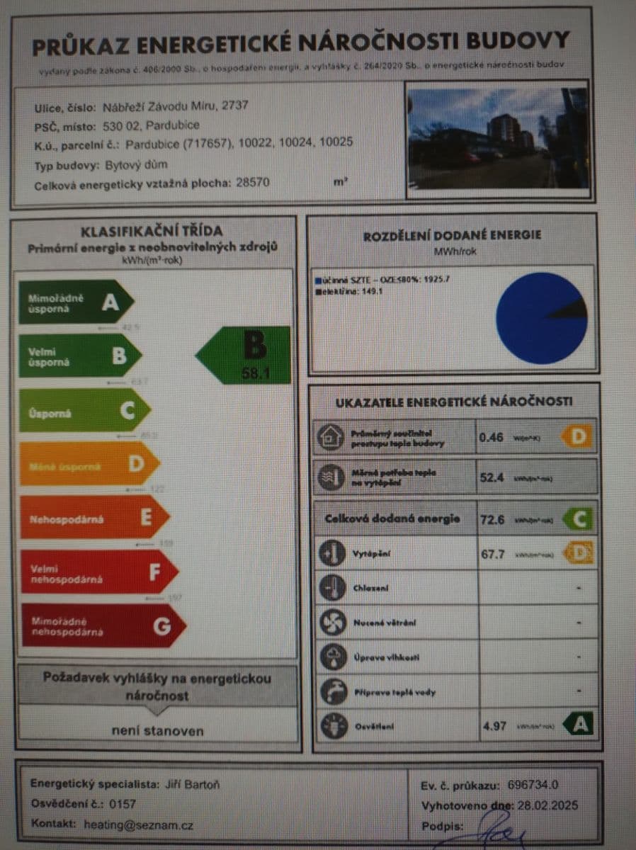 Predaj bytu 2-izbový 53 m², nábřeží Závodu míru, Pardubice, Pardubický kraj Predaj bytu 2-izbový 53 m², nábřeží Závodu míru, Pardubice, Pardubický kraj