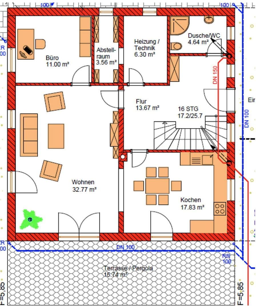 Predaj domu 178 m², pozemek 396 m², Hengersberg, Bavorsko Predaj domu 178 m², pozemek 396 m², Hengersberg, Bavorsko