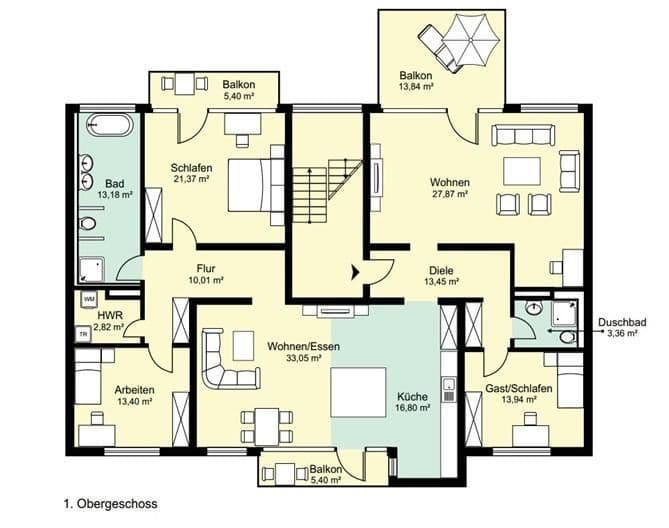 Prenájom bytu 5-izbový 178 m², Düsseldorf, Severné Porýnie - Westfálsko Prenájom bytu 5-izbový 178 m², Düsseldorf, Severné Porýnie - Westfálsko
