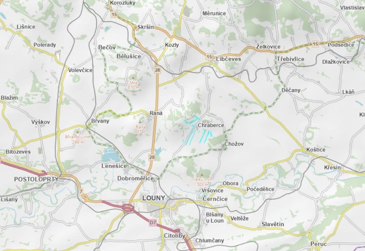 Predaj pozemku 204.161 m², Chraberce, Ústecký kraj Predaj pozemku 204.161 m², Chraberce, Ústecký kraj