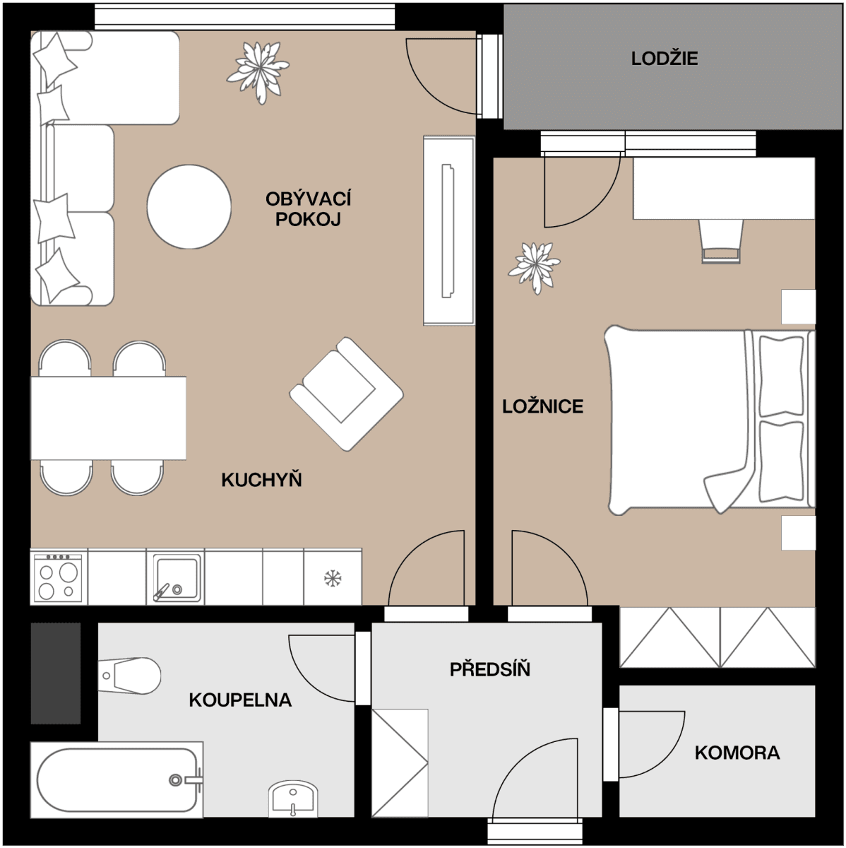 Predaj bytu 2-izbový 47 m², Oty Bubeníčka, Praha, Praha Predaj bytu 2-izbový 47 m², Oty Bubeníčka, Praha, Praha