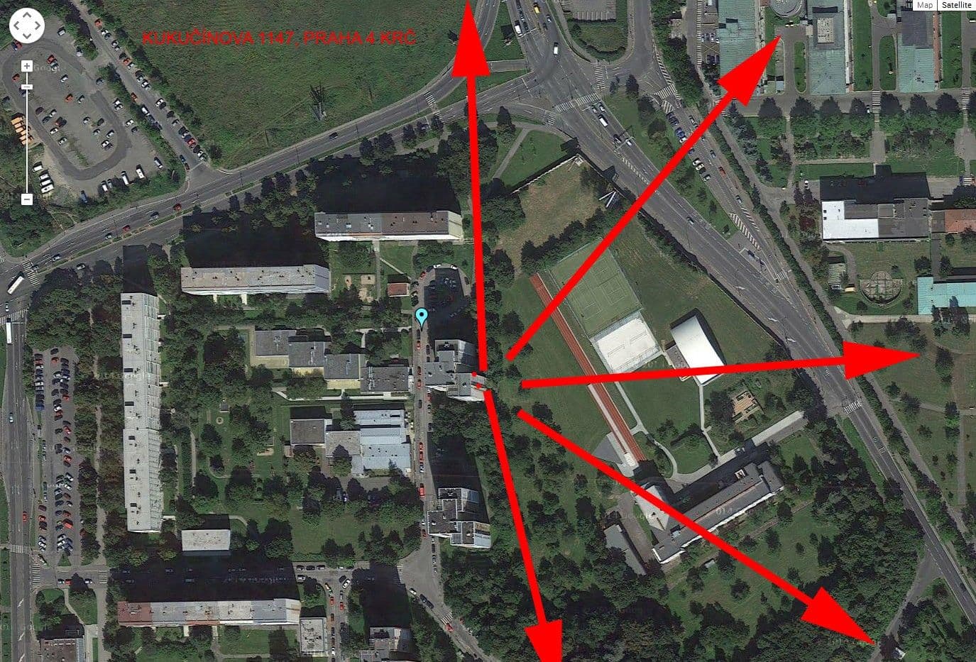 Prenájom bytu 2-izbový 47 m², Kukučínova, Praha, Praha Prenájom bytu 2-izbový 47 m², Kukučínova, Praha, Praha