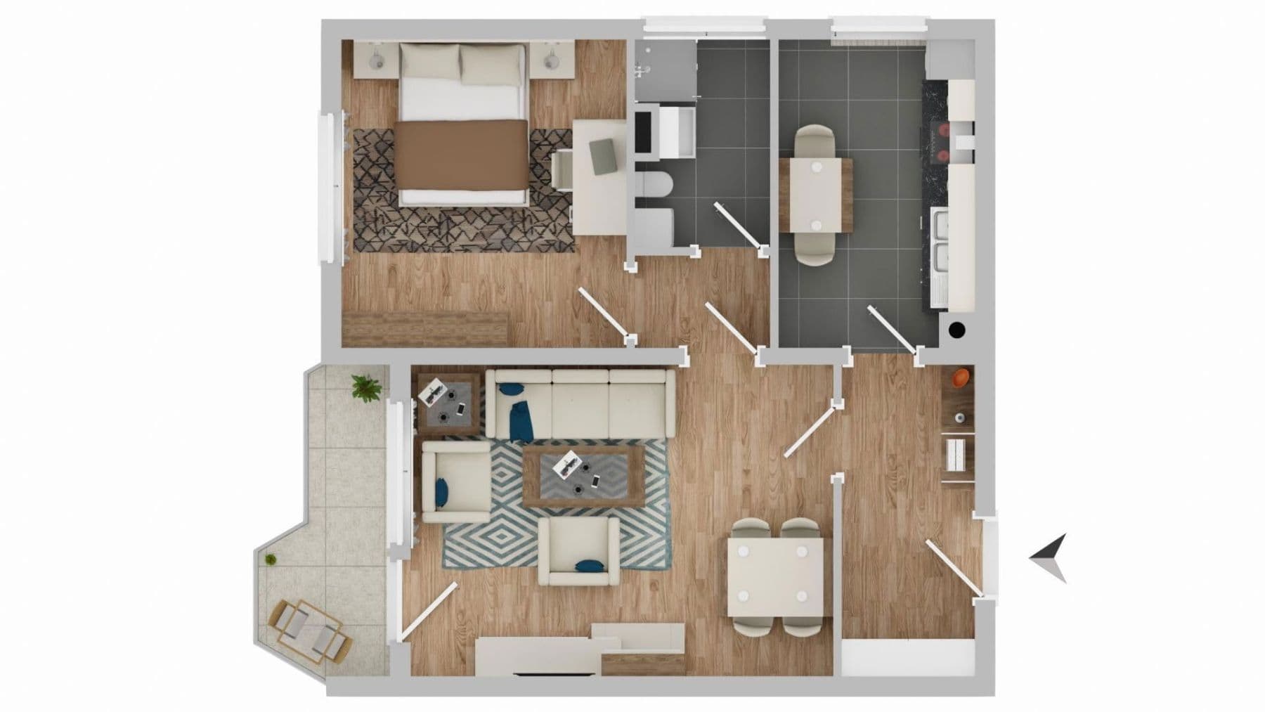 Predaj bytu 2-izbový 61 m², Wasserlochstücke 34, Kaiserslautern, Porýnie-Falcko Predaj bytu 2-izbový 61 m², Wasserlochstücke 34, Kaiserslautern, Porýnie-Falcko
