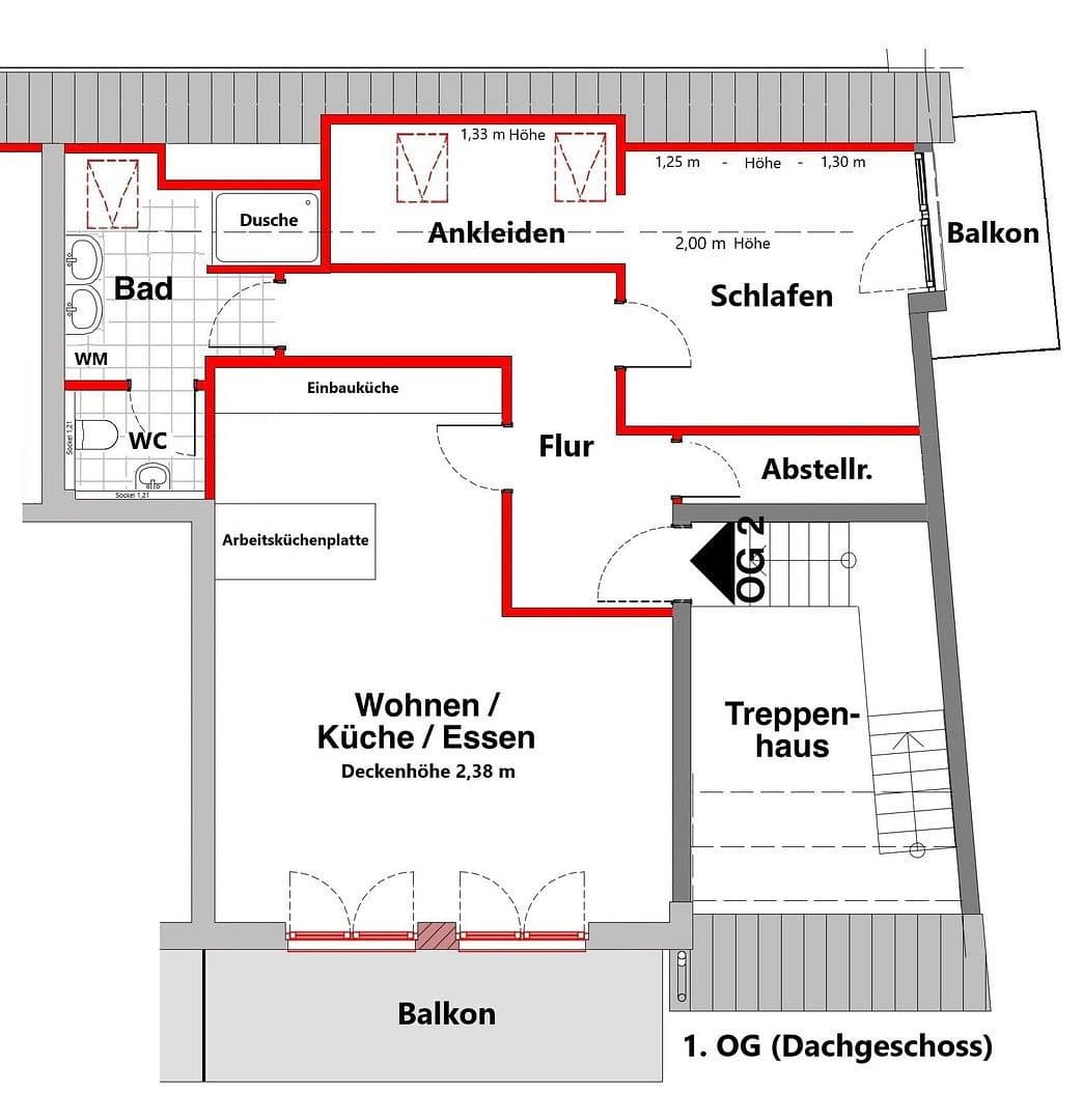 Prenájom bytu 2-izbový 78 m², Schützenstraße 5, Bad Oldesloe, Šlezvicko-Holštajnsko Prenájom bytu 2-izbový 78 m², Schützenstraße 5, Bad Oldesloe, Šlezvicko-Holštajnsko