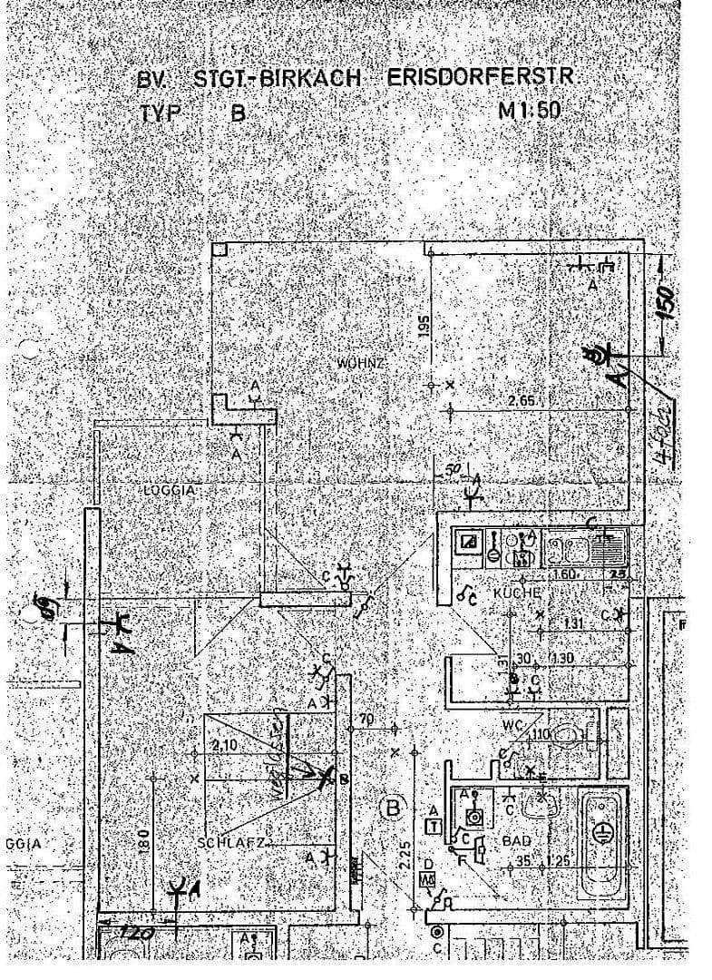 Predaj bytu 2-izbový 60 m², Erisdorfer Straße 22, Stuttgart, Bádensko-Wurttembersko Predaj bytu 2-izbový 60 m², Erisdorfer Straße 22, Stuttgart, Bádensko-Wurttembersko