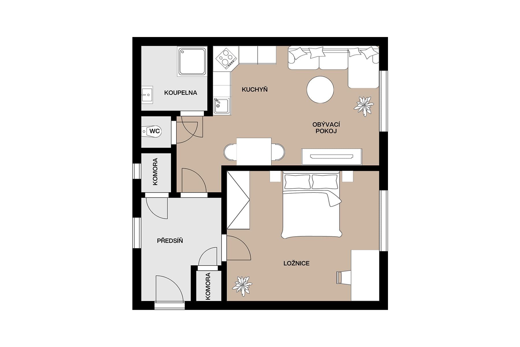 Predaj bytu 2-izbový 64 m², Tovární, Praha, Praha Predaj bytu 2-izbový 64 m², Tovární, Praha, Praha