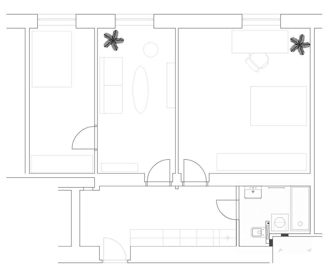 Prenájom bytu 3-izbový 69 m², Na Pankráci, Praha, Praha Prenájom bytu 3-izbový 69 m², Na Pankráci, Praha, Praha