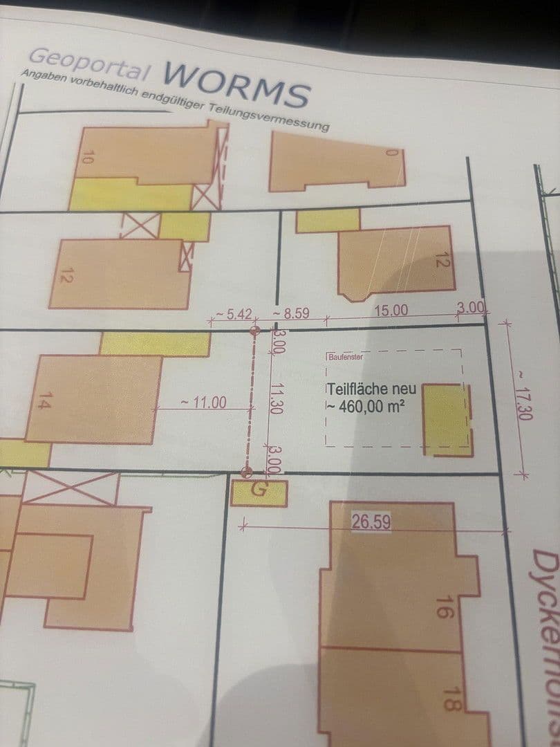 Predaj pozemku 460 m², Worms, Porýnie-Falcko Predaj pozemku 460 m², Worms, Porýnie-Falcko