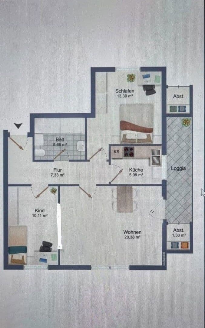 Predaj bytu 3-izbový 67 m², Hamburg, Hamburg Predaj bytu 3-izbový 67 m², Hamburg, Hamburg