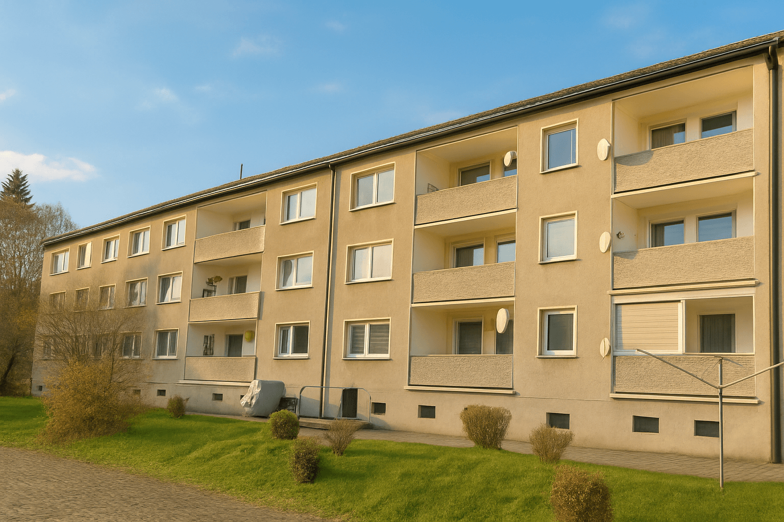 Prenájom bytu 2-izbový 35 m², An der Kleinbahn 24, Nossen, Sasko Prenájom bytu 2-izbový 35 m², An der Kleinbahn 24, Nossen, Sasko