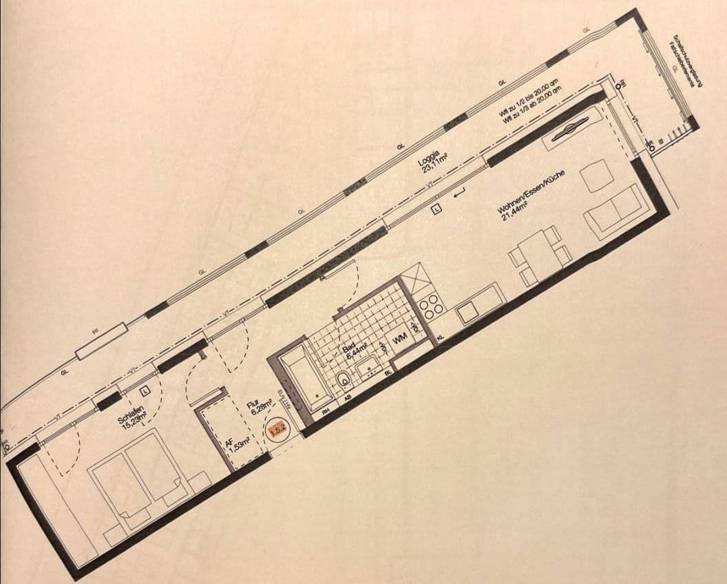 Prenájom bytu 2-izbový 62 m², Hermine-von-Parish-Straße 43, München - Neupasing, Bavorsko Prenájom bytu 2-izbový 62 m², Hermine-von-Parish-Straße 43, München - Neupasing, Bavorsko