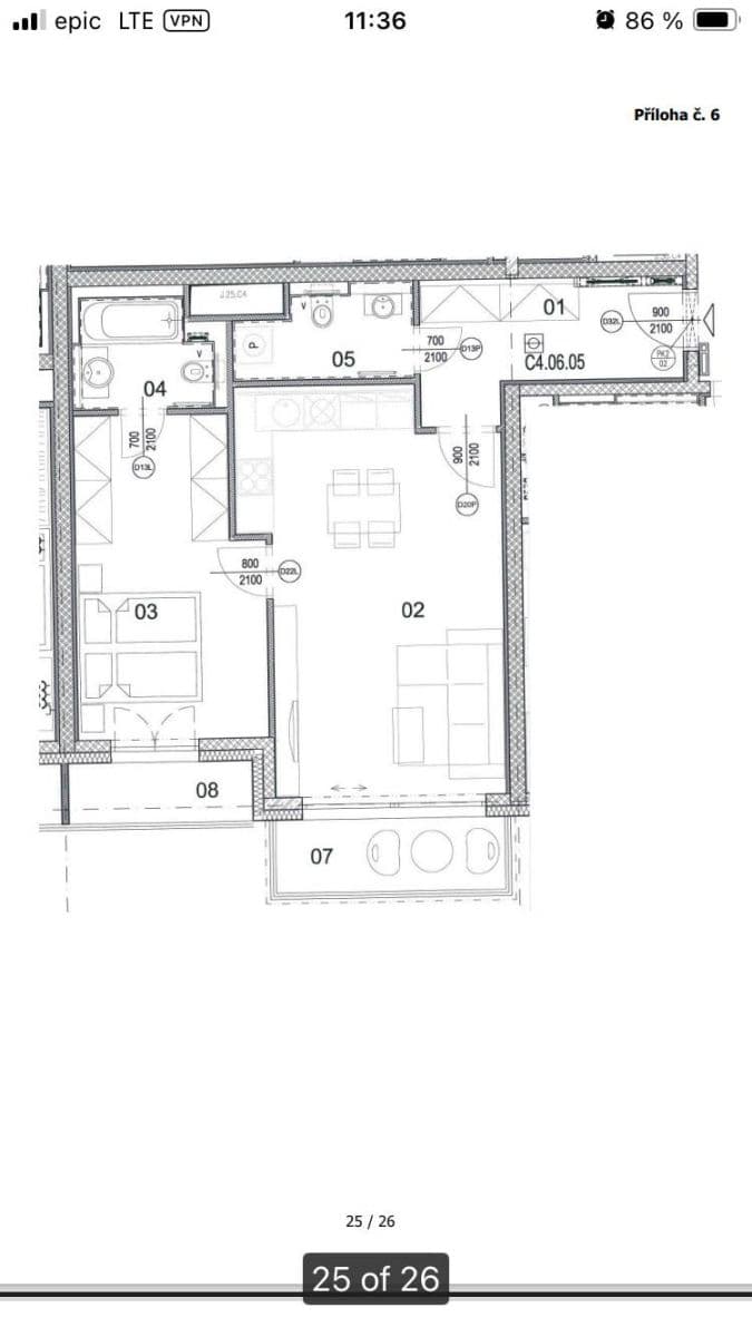 Prenájom bytu 2-izbový 67 m², Čumpelíkova, Praha, Praha Prenájom bytu 2-izbový 67 m², Čumpelíkova, Praha, Praha