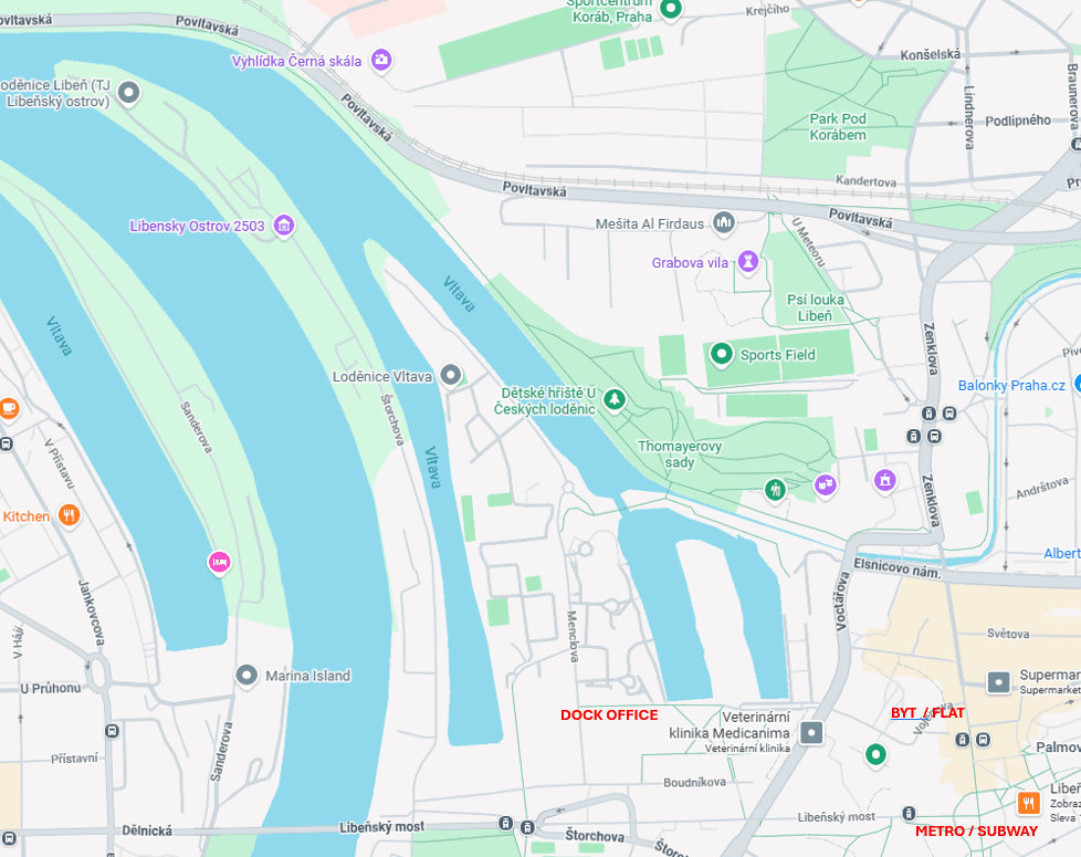 Prenájom bytu 1-izbový 44 m², Vojenova, Praha, Praha Prenájom bytu 1-izbový 44 m², Vojenova, Praha, Praha