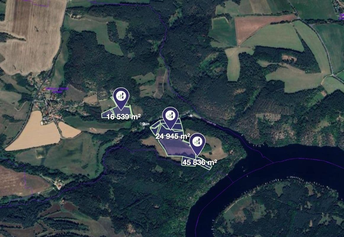 Predaj pozemku 10.915 m², Borotice, Středočeský kraj Predaj pozemku 10.915 m², Borotice, Středočeský kraj