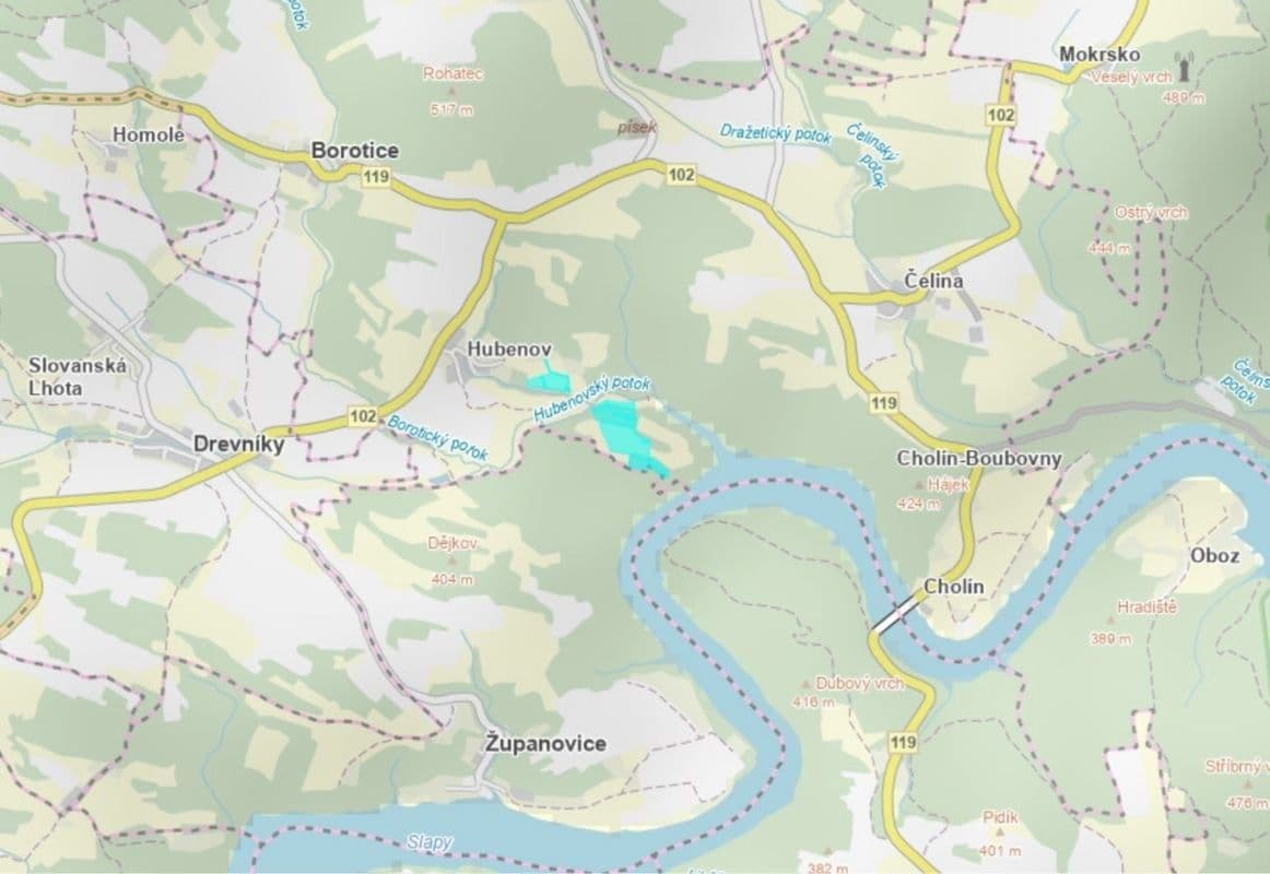 Predaj pozemku 10.915 m², Borotice, Středočeský kraj Predaj pozemku 10.915 m², Borotice, Středočeský kraj