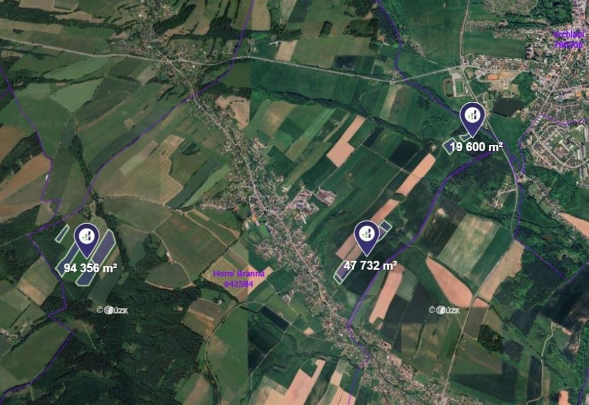 Predaj pozemku 161.688 m², Horní Branná, Liberecký kraj Predaj pozemku 161.688 m², Horní Branná, Liberecký kraj