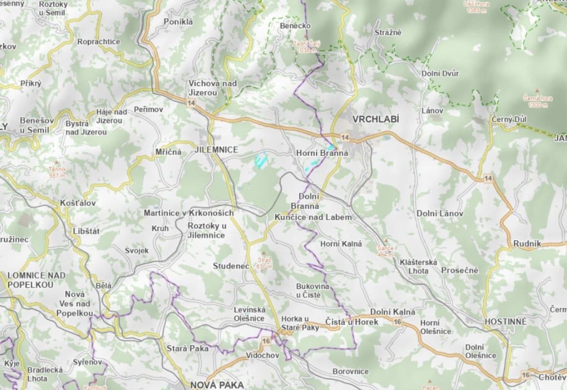 Predaj pozemku 161.688 m², Horní Branná, Liberecký kraj Predaj pozemku 161.688 m², Horní Branná, Liberecký kraj