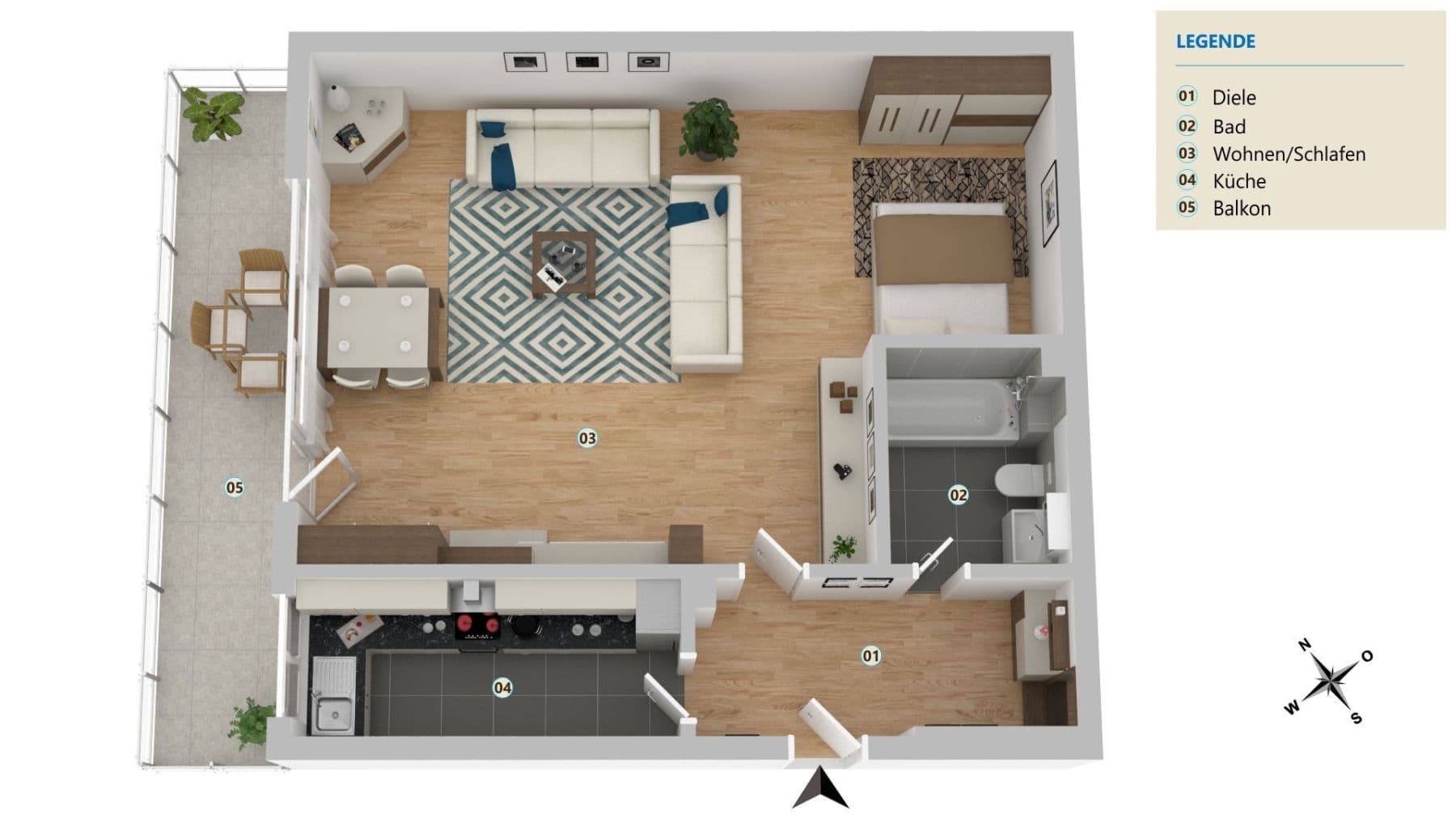 Predaj bytu 2-izbový 70 m², Köln, Severné Porýnie - Westfálsko Predaj bytu 2-izbový 70 m², Köln, Severné Porýnie - Westfálsko