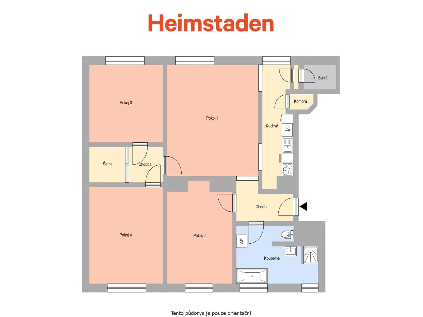 Prenájom bytu 4-izbový 98 m², Na Desátém, Ostrava, Moravskoslezský kraj Prenájom bytu 4-izbový 98 m², Na Desátém, Ostrava, Moravskoslezský kraj