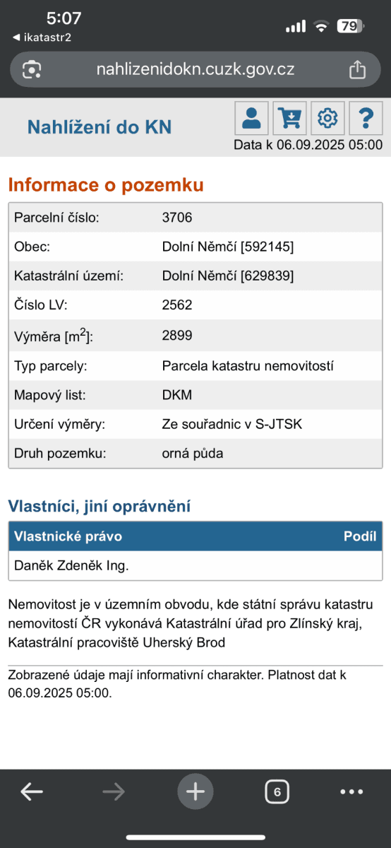 Predaj pozemku 2.899 m², Dolní Němčí, Zlínský kraj Predaj pozemku 2.899 m², Dolní Němčí, Zlínský kraj