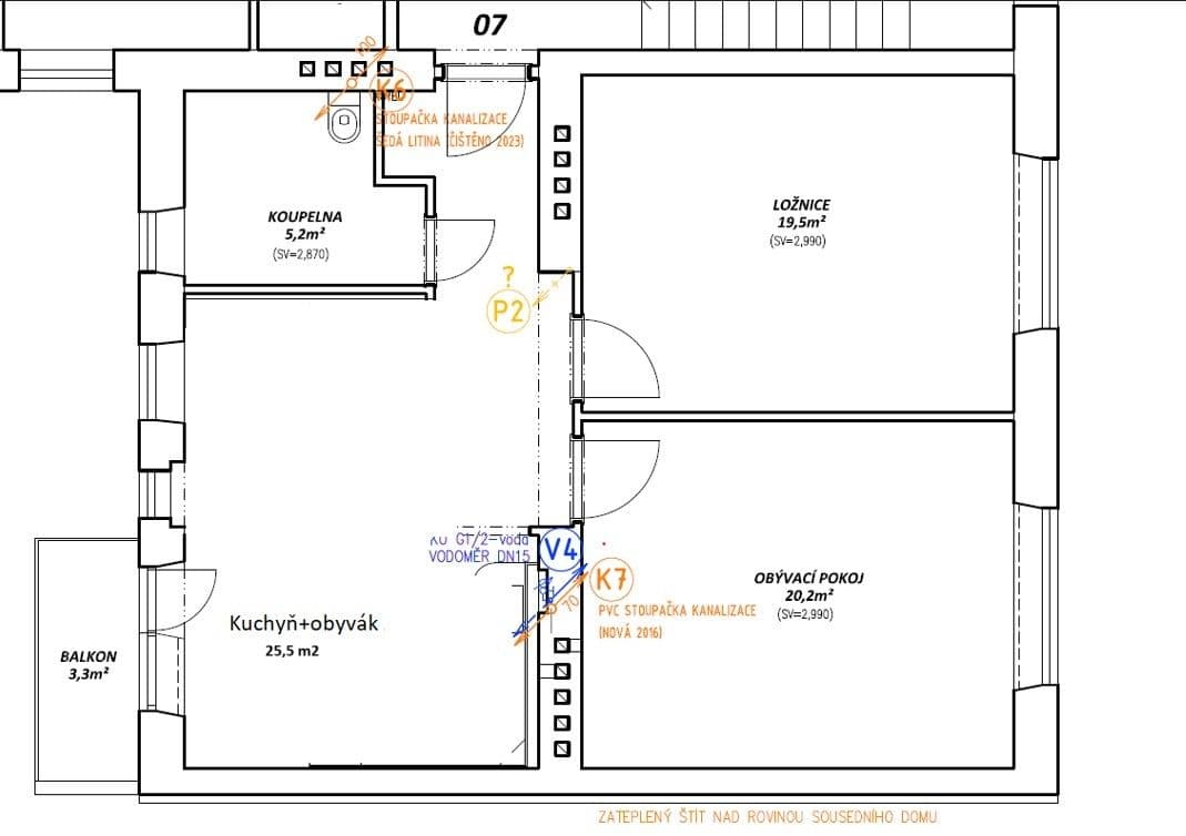 Predaj bytu 3-izbový 74 m², Vymazalova, Brno, Jihomoravský kraj Predaj bytu 3-izbový 74 m², Vymazalova, Brno, Jihomoravský kraj