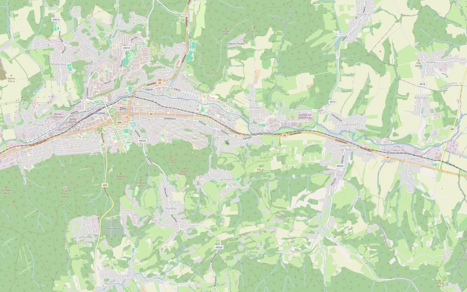 Predaj pozemku 11.240 m², Zlín, Zlínský kraj Predaj pozemku 11.240 m², Zlín, Zlínský kraj
